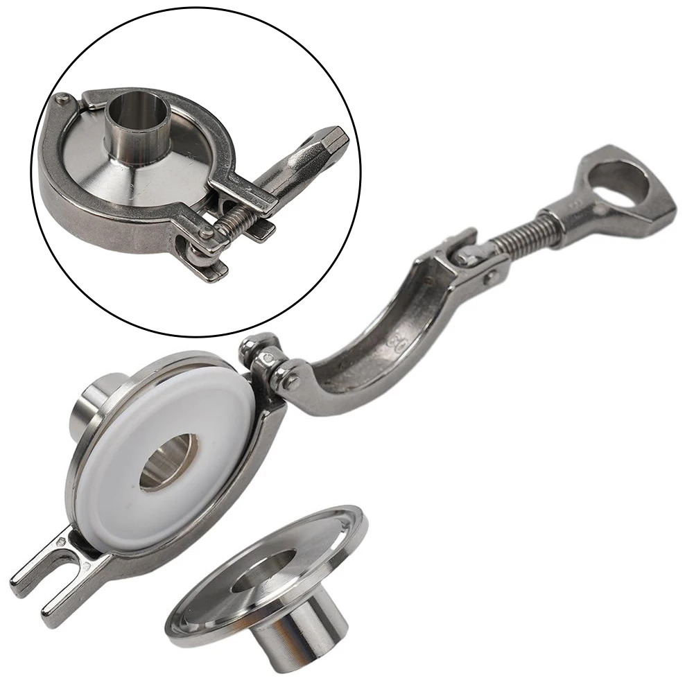 

Parts Pipe Fittings SS304 Sanitary Weld Tri Clamp 19mm-102mm Ferrule OD 3/4-4 In PTFE Gasket Stainless Steel 304