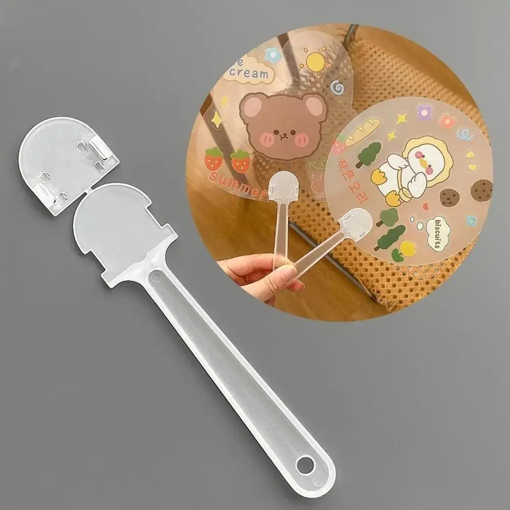 10 шт. прозрачный ручной вентилятор портативный мини-вентилятор для граффити