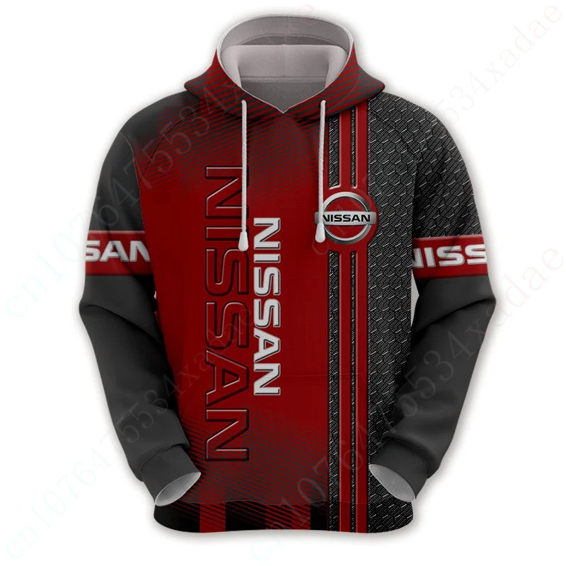 

Nissan Hoodies For Men Women Casual Zip Hoodies Unisex Clothing Harajuku Essentials Pullover Top Anime 3D Printing Sweatshirt