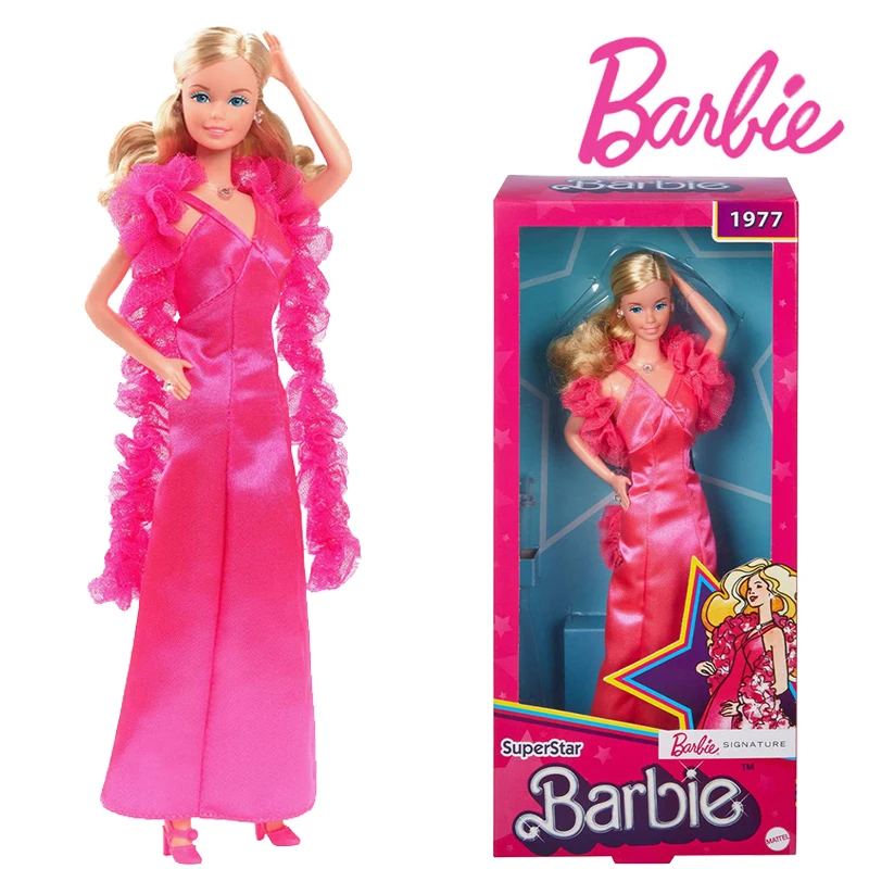

New Barbie HBY11 Signature 1977 Superstar Doll Limited Doll Collection Doll Toy Fashion Doll Gift for Collectors