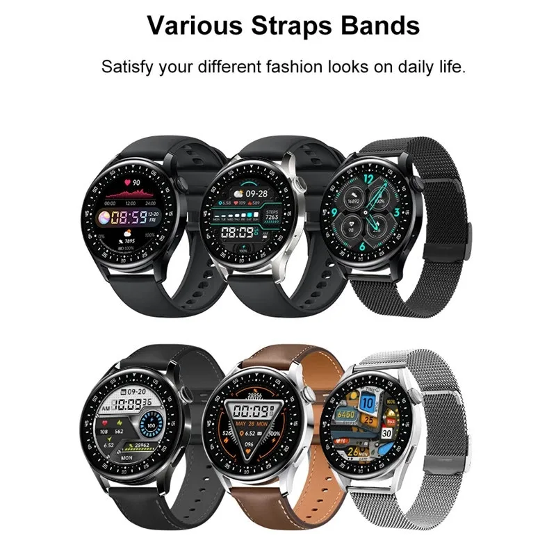 D3 Pro Smart Watch Bluetooth Call Custom Dial Heart Rate mi watch Blood Pressure Oxygen Sleep Smartwatch Sport Watch