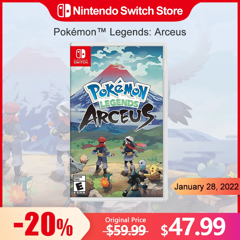 Игровые карты Pokemon Legends Arceus Nintendo Switch, 100% официальные оригинальные игровые карты, экшн-жанр для Switch OLED Lite