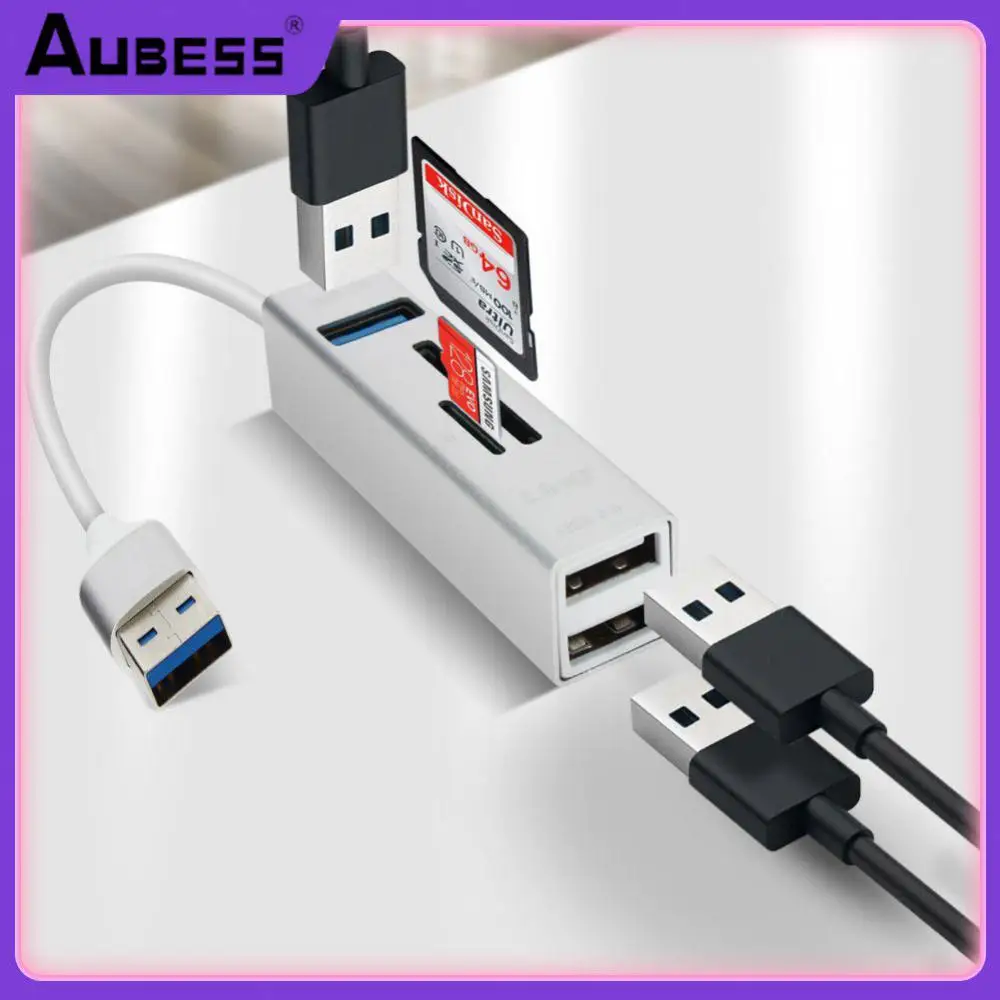 

Mini Usb C Adapter 5-in-1 Usb Docking Station 5 Gbps Aluminum Alloy Type-c Hub Computer Accessories Portable Usb Splitter 10w