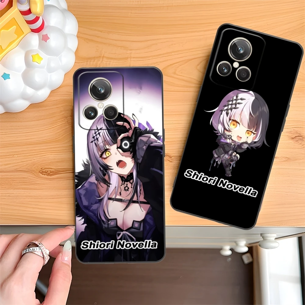 Shiori Novella Fashion Mobile Cell Phone Case for Realme GT 2 9i 8i 7i Pro X50 X2 C35 C21 C20 C11 C3 Black Cover Shell