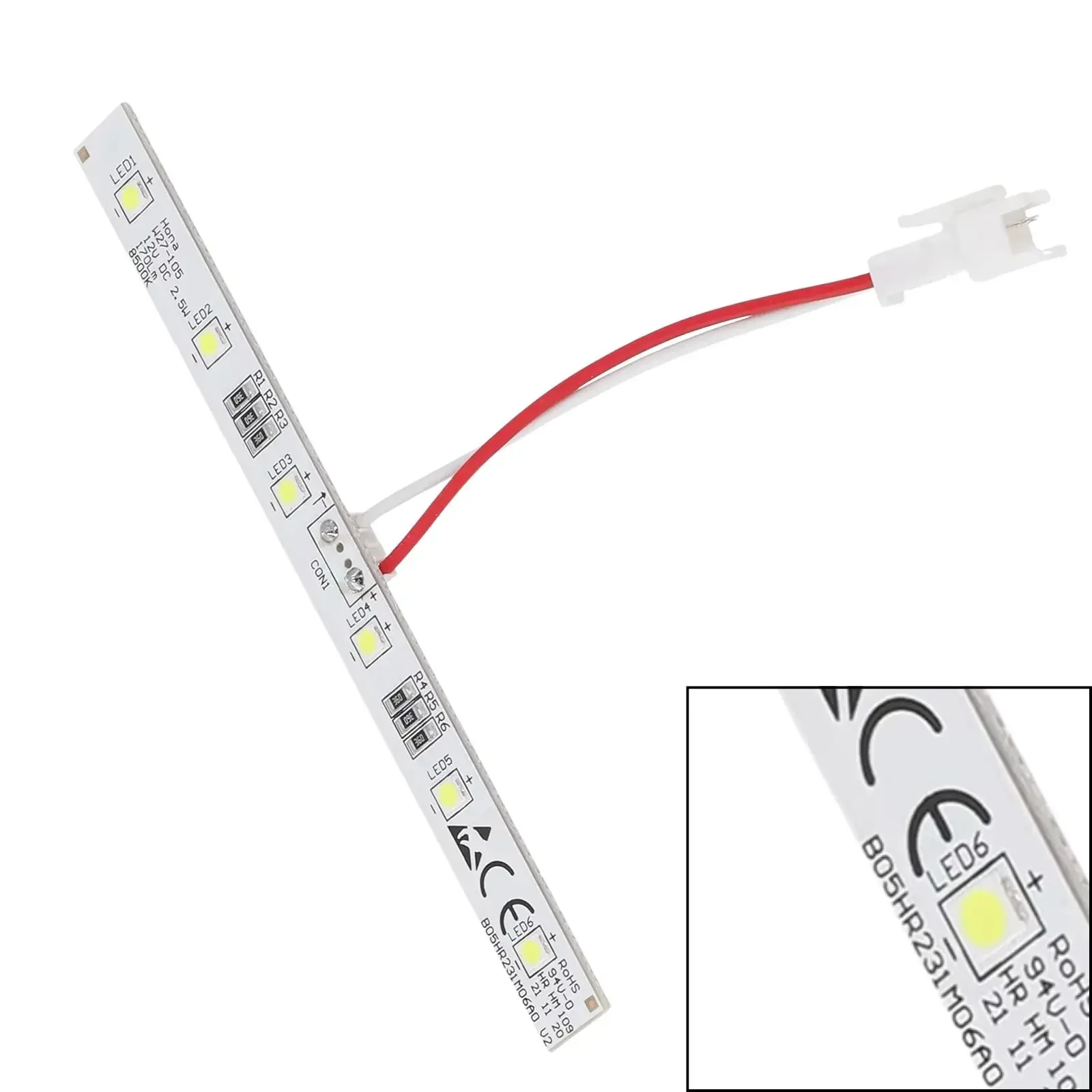 1 шт. металлический светильник для холодильника, подходит для холодильника Ouma W27-105, охлаждающее освещение, световая полоса, обустройство дома, охлаждение
