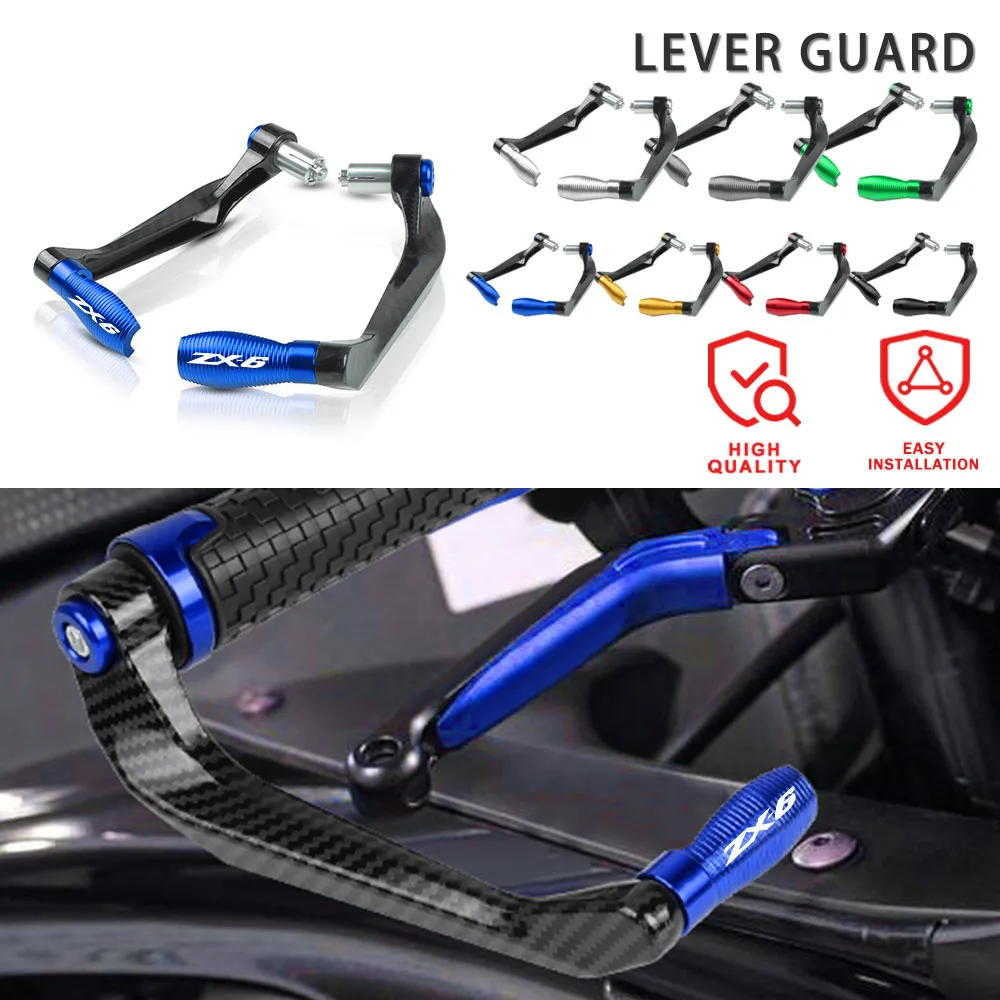 

Universal Lever Guard For KAWASAK ZX-6RRI ZX6 ZX6R ZX6RR ZX-6R 2000-2023 2021 Motorcycle Handlebar Brake Clutch Levers Protector