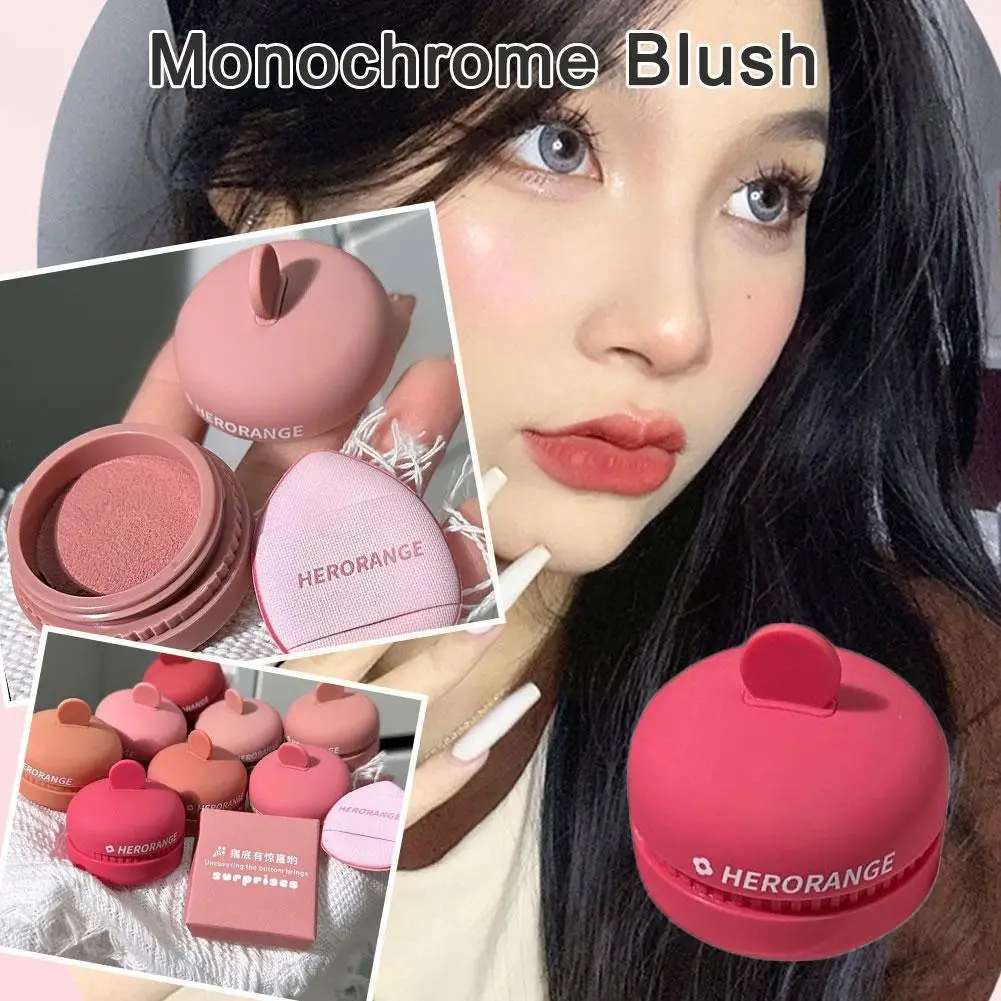 

Blusher Milk Tea Blush Peach Pallete 6 Colors Face Pigment Contour Makeup Powder Shadow Makeup Professional Cheek Mineral M4U5