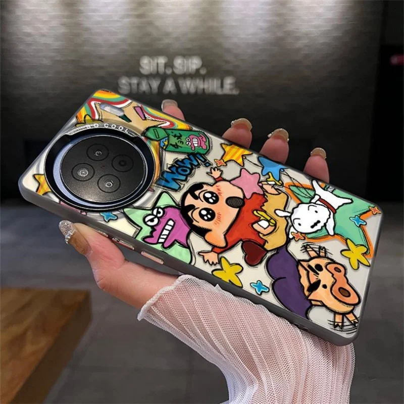 Фото Чехол для телефона с милым мультяшным карандашом Shin-chan для vivo X200 X100 X90 X80 X70 X60 Pro Ultra S mini X200Ultra, противоударный чехол Shinchan №2
