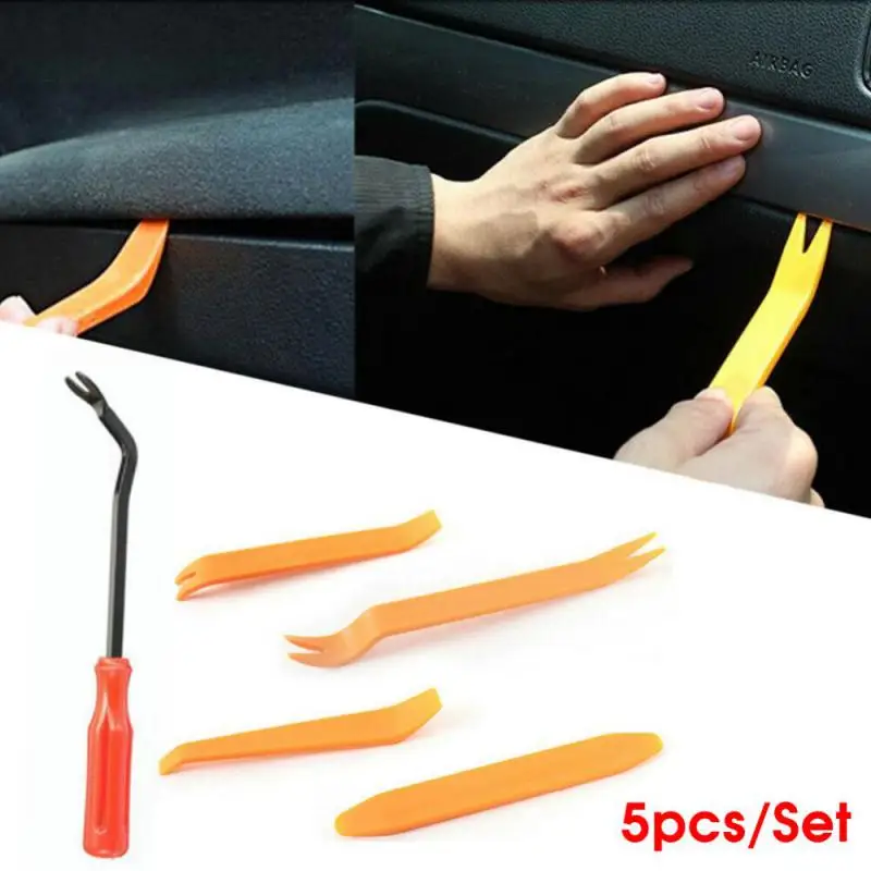 

5pcs/set Remover Removal Puller Pry Tool Car Door Panel Trim Upholstery Retaining Clip Plier Tool Hand Tool Car Repair Tool