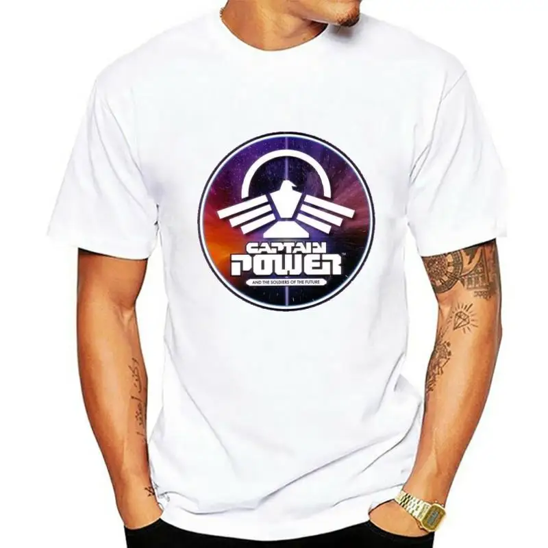 

Новинка, футболка Captain Power (wt), выберите свой цвет и размер 80, мультяшный ТВ-шоу