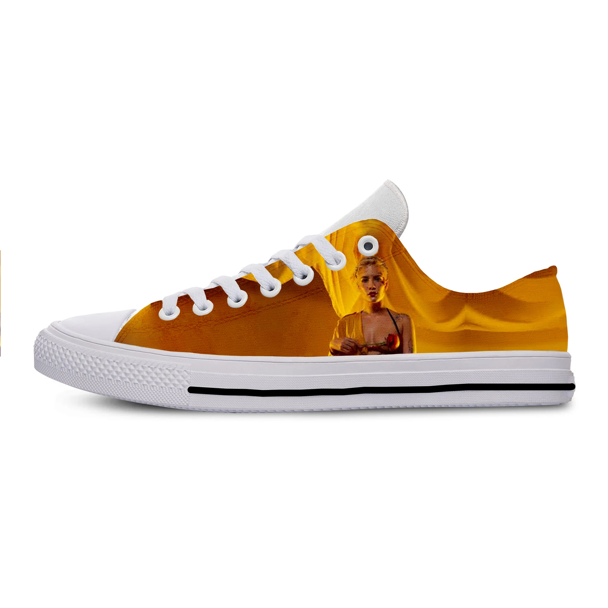 

Hot Cool Fashion Pop Funny New Summer High Quality Sneakers Handiness Casual Shoes Men Women Halsey Low Top Latest Board Shoes