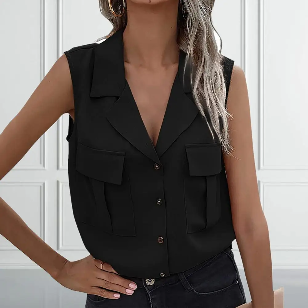 Майка Уютная женская модная блузка жилет для отдыха нашивка рубашек шифоновая