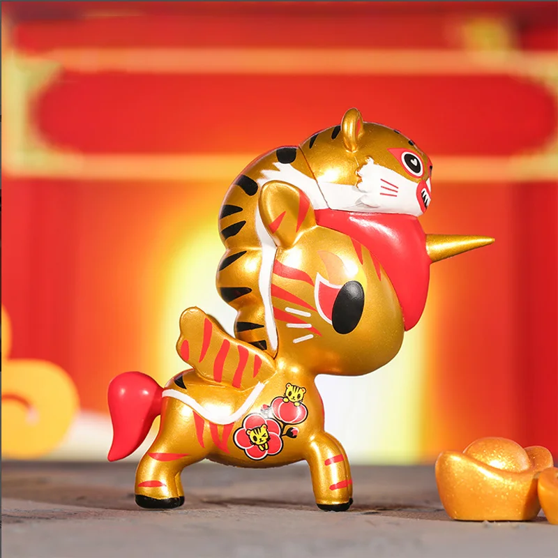 

Tokidoki Limited Elevator Unicorn Blind Box Toys Kawaii Model Cute Ornament Anime Figure Surprise Bag for Girls Birthday Gift