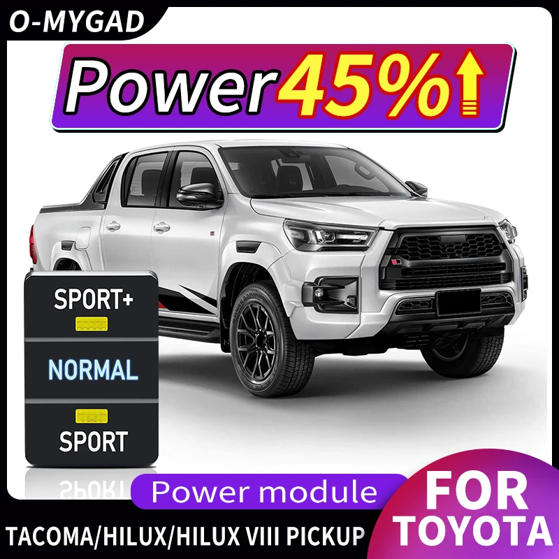 

For 2011-2021 Toyota Tacoma Hilux VIII Pickup Sport Power Module Throttle Accelerator Modification Accessories 2020 2019 2018