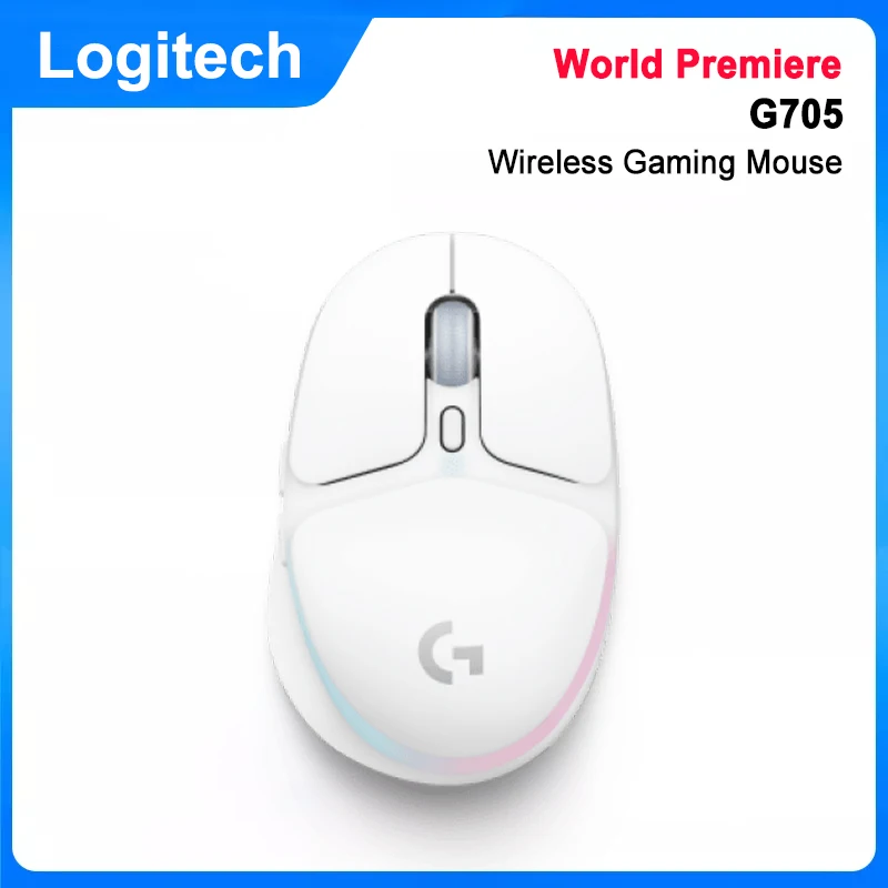 

Мышь Logitech Aurora G705 игровая беспроводная, 8200 точек/дюйм, 6 клавиш