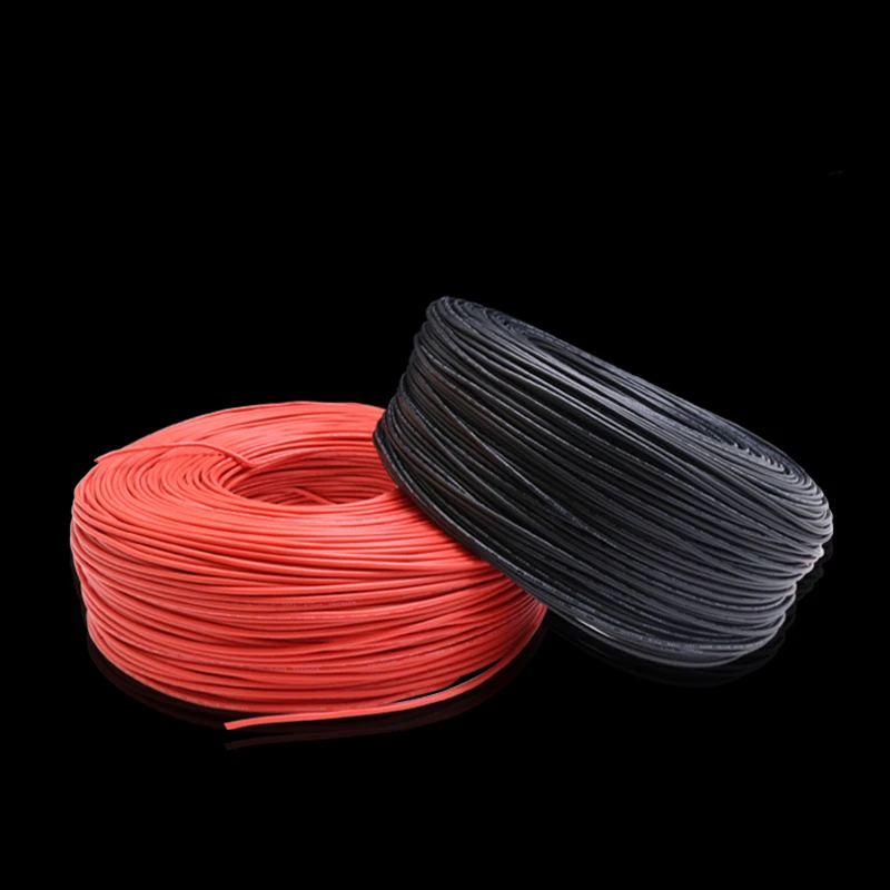 1/5 м 22-14AWG UL3239 DC силиконовый провод высокого напряжения 6 кВ луженый медный