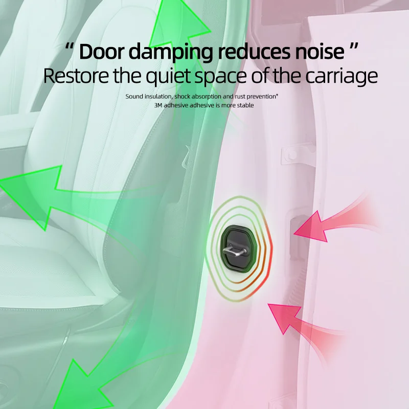 Силиконовый чехол для дверного замка автомобиля пряжка защитный от столкновений