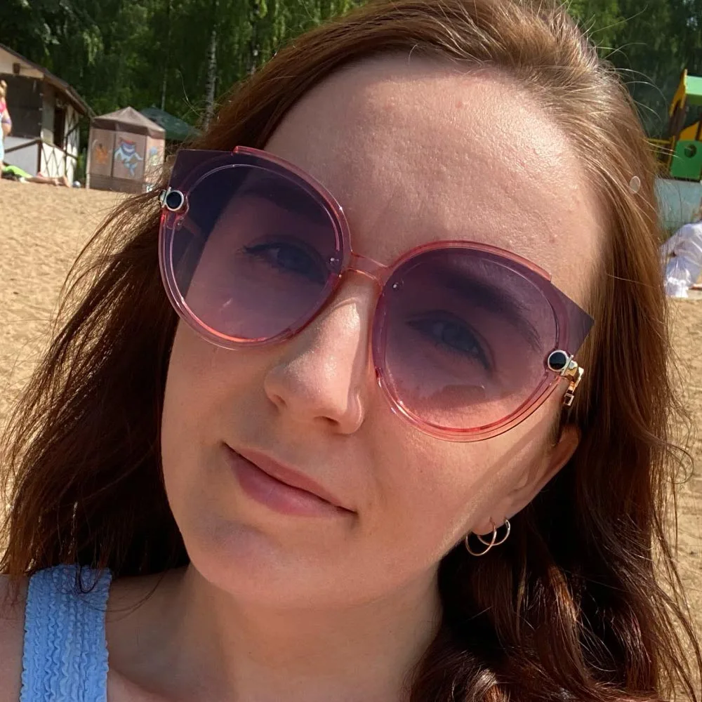 

2022 New Polarized Sunglasses Women Men Fashion Round Famale Brand Design Sun Glasses Male Eyewear UV400 gafas de sol mujer