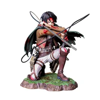attack on titan figure rival ackerman action figure package ver levi pvc action figure rivaille collection model toys