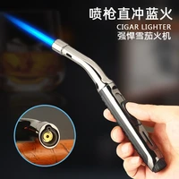 candle bbq kitchen cooking gas lighter butane torch turbo lighter jewelry welding cigar smoking metal cigarette lighters