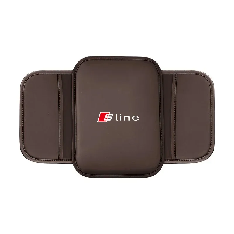 

Кожаный автомобильный подлокотник, защитный карман для подлокотника центральной консоли для Audi SLINE TT A1 A3 8P A4 B5 B6 B7 A5 A6 C5 C6