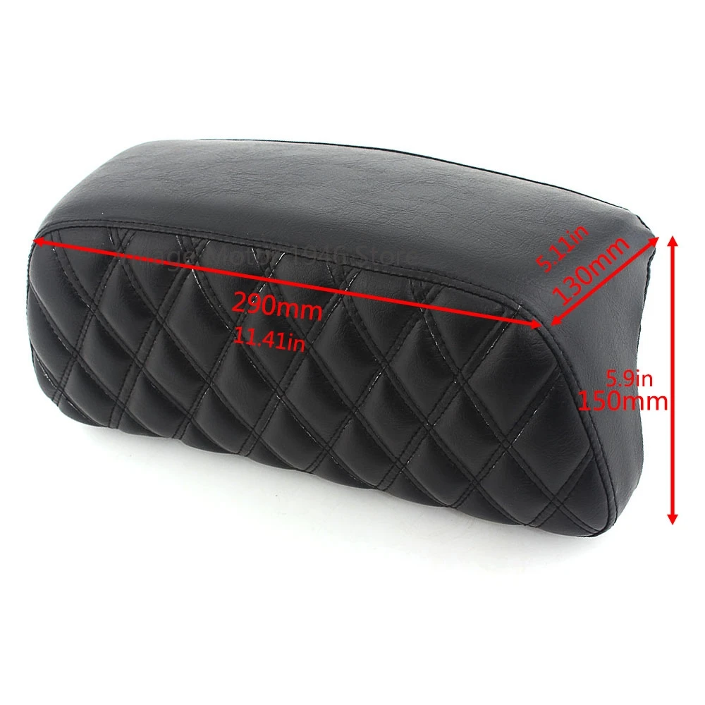 Черная кожаная накладка на спинку мотоцикла Chopped Tour Pack для Harley Touring Tri Glide