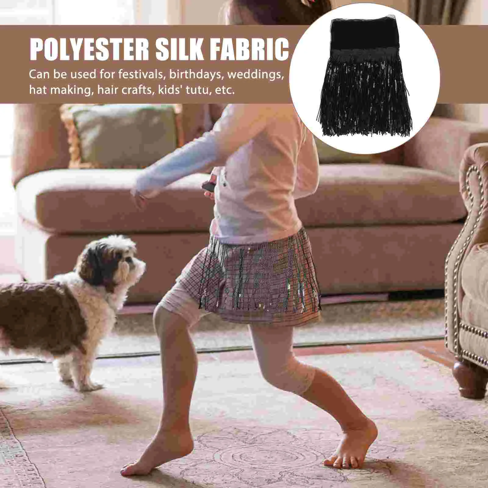 Кружевная юбка на бедрах с блестками и бахромой шарф женские юбки блестящие