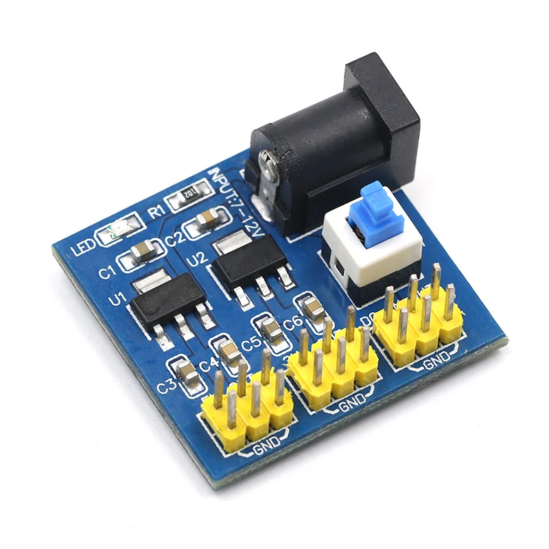 DC-DC 12V To 3.3V 5V Buck Step down Power Supply Module For Arduino images - 6