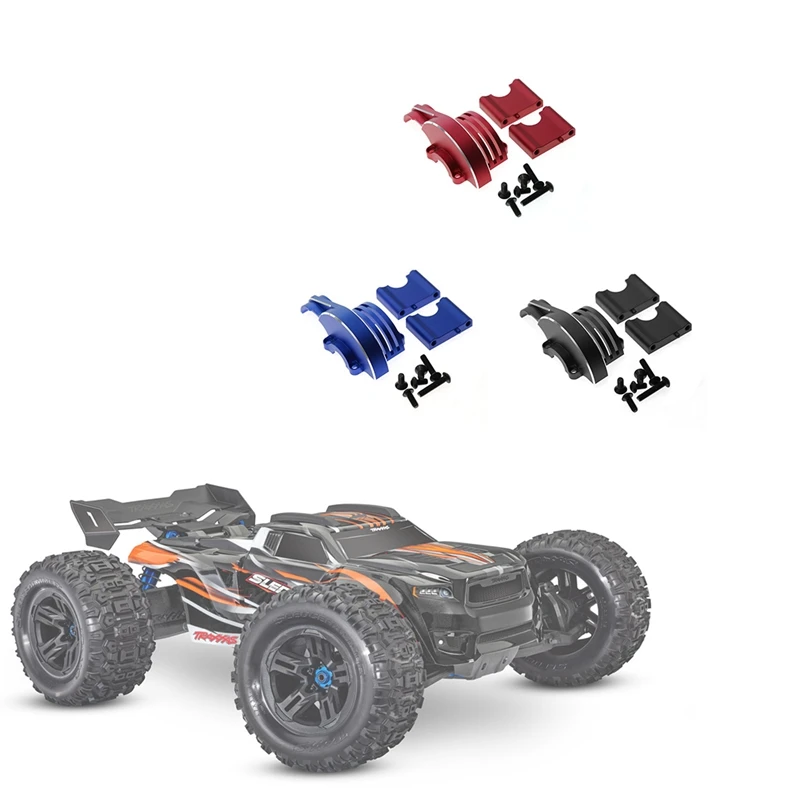 Алюминиевые центральные дифференциальные крепления Diff Cover 9584 для 1/8 Traxxas Sledge 95076-4