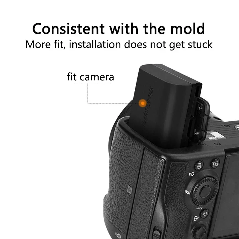 Аккумулятор + двойное зарядное устройство со светодиодной подсветкой для камеры