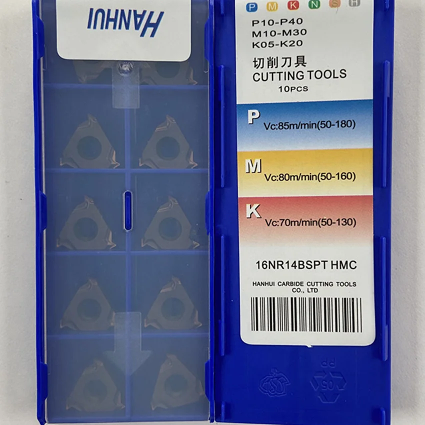 

Карбидные вставки для ЧПУ 16ER 11BSPT HMC / 16ER 14BSPT HMC / 16NR 11BSPT HMC / 16NR 14BSPT HMC 10 шт./кор.