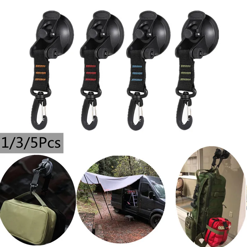 

1/3/5 Pcs Universal Outdoor Suction Cup Anchor Fixing Hook Tie Camping Tarp as Car Side Awning Pool Tarp Tent Fixing Hook