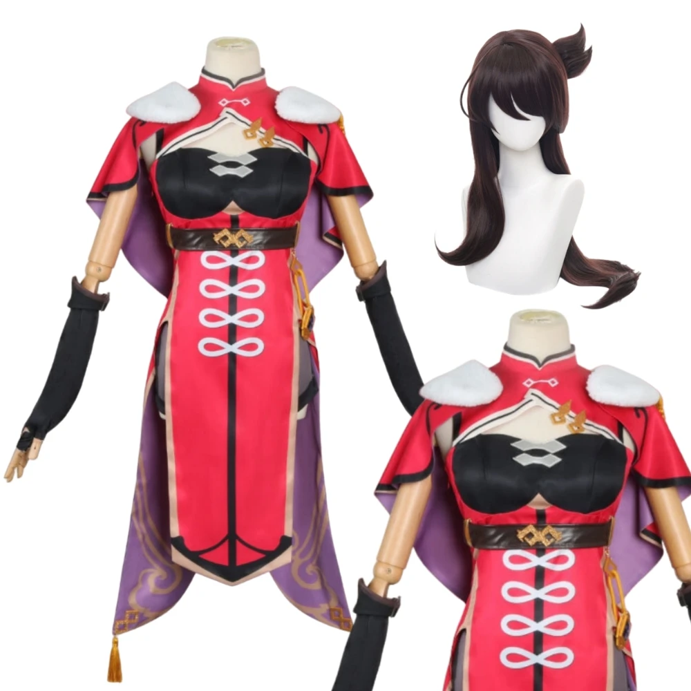 

Anime Genshin Impact Beidou Cosplay Costume Uniform Suits Halloween Carnival Clothes