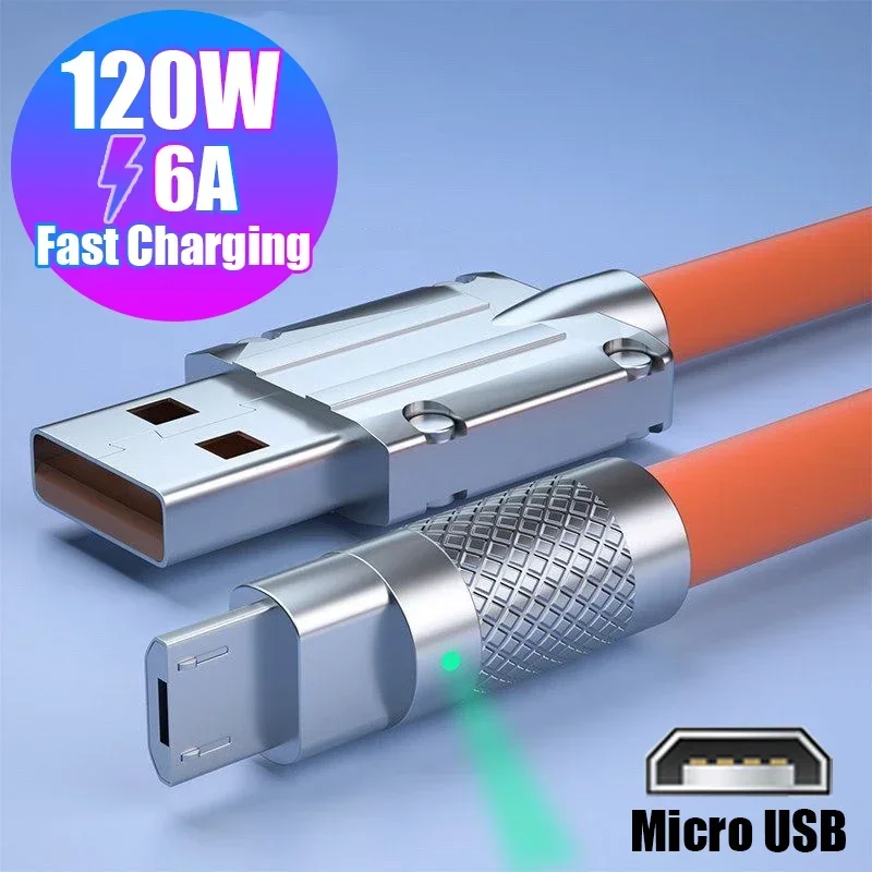 Кабель Micro USB высокого качества, внешний шнур для зарядки телефонов ...