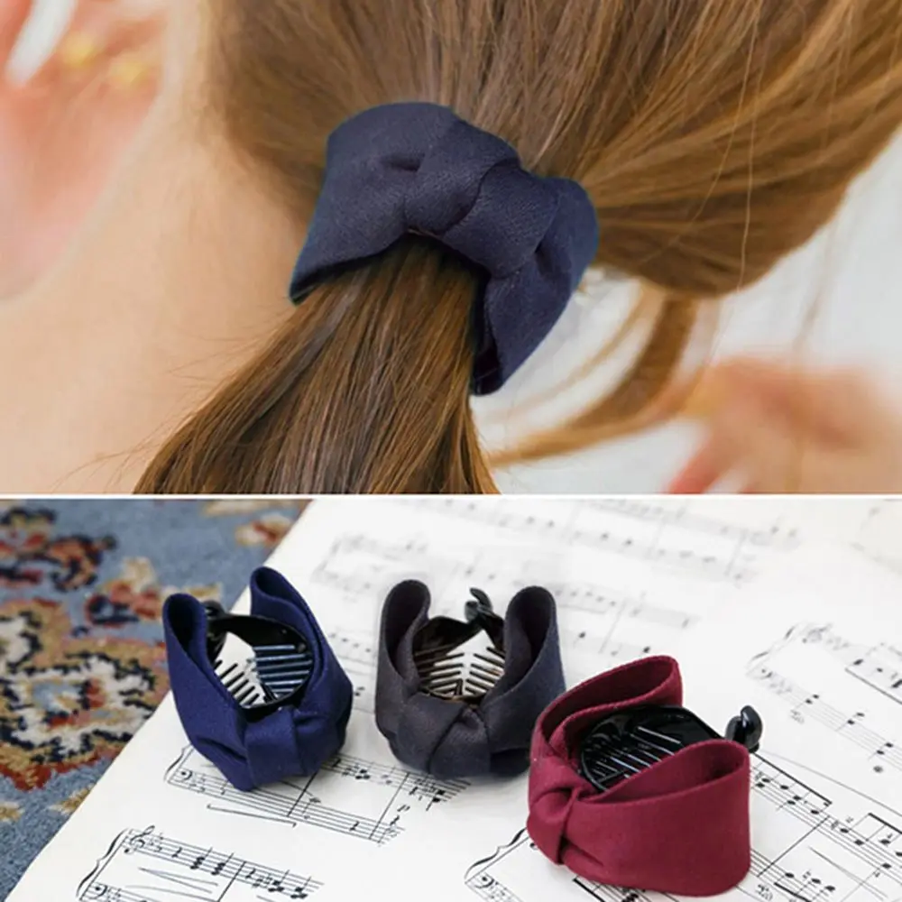 

for Women Gift Ponytail Ties Solid Hair Clips Jewelry Korean Banana Hair Barrette Hair Claw Big Bow Hairpin Headwear