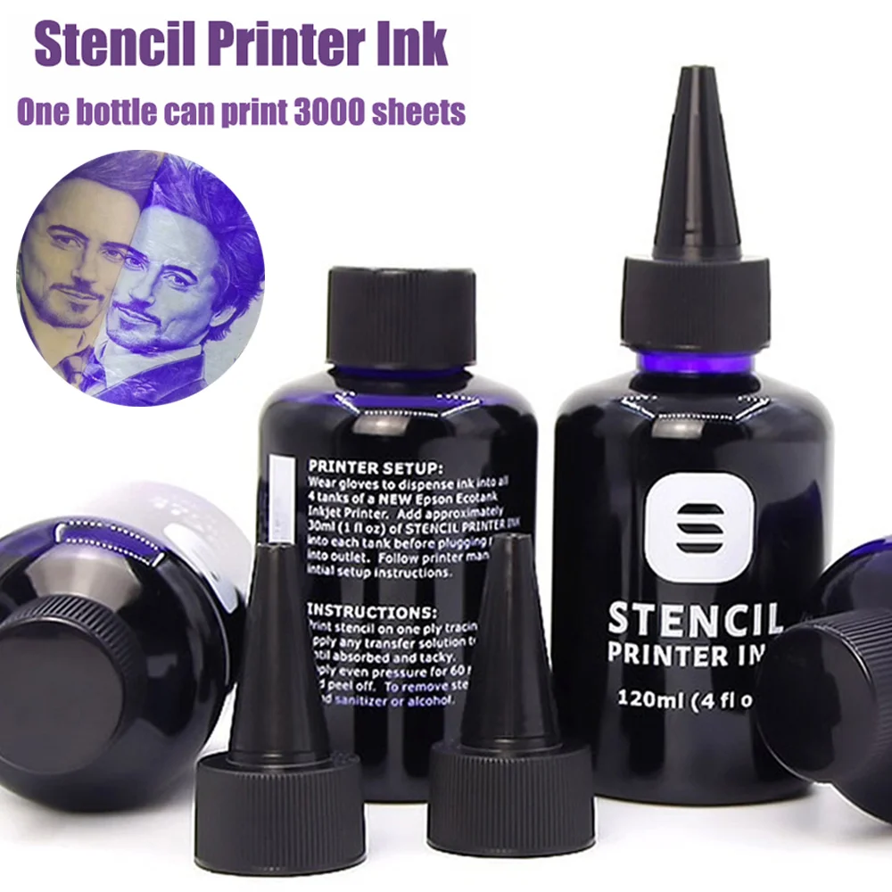 

120ml/Bottle Tattoo 4oz Ink Stencil Printer Transfer Tracing Paper Accessories Tattoo Transfer Machine Dedicated Ink Supplies