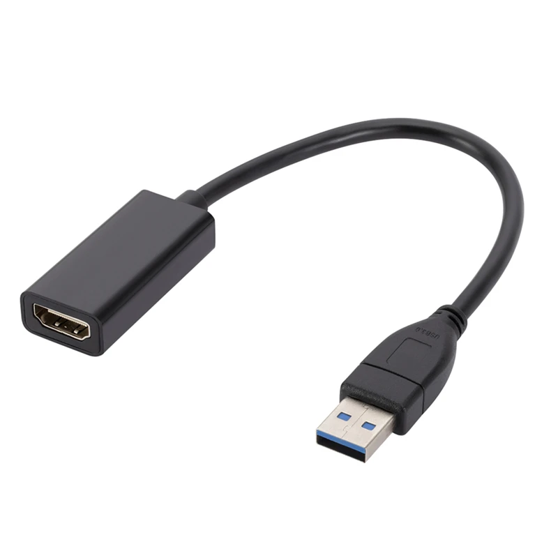 USB 3.0 To HDMI-compatible Audio Video Adapter Converter Cable 1080P 60HZ HD Portable High Speed 5 Gbps For Windows 7/8/10 PC images - 6
