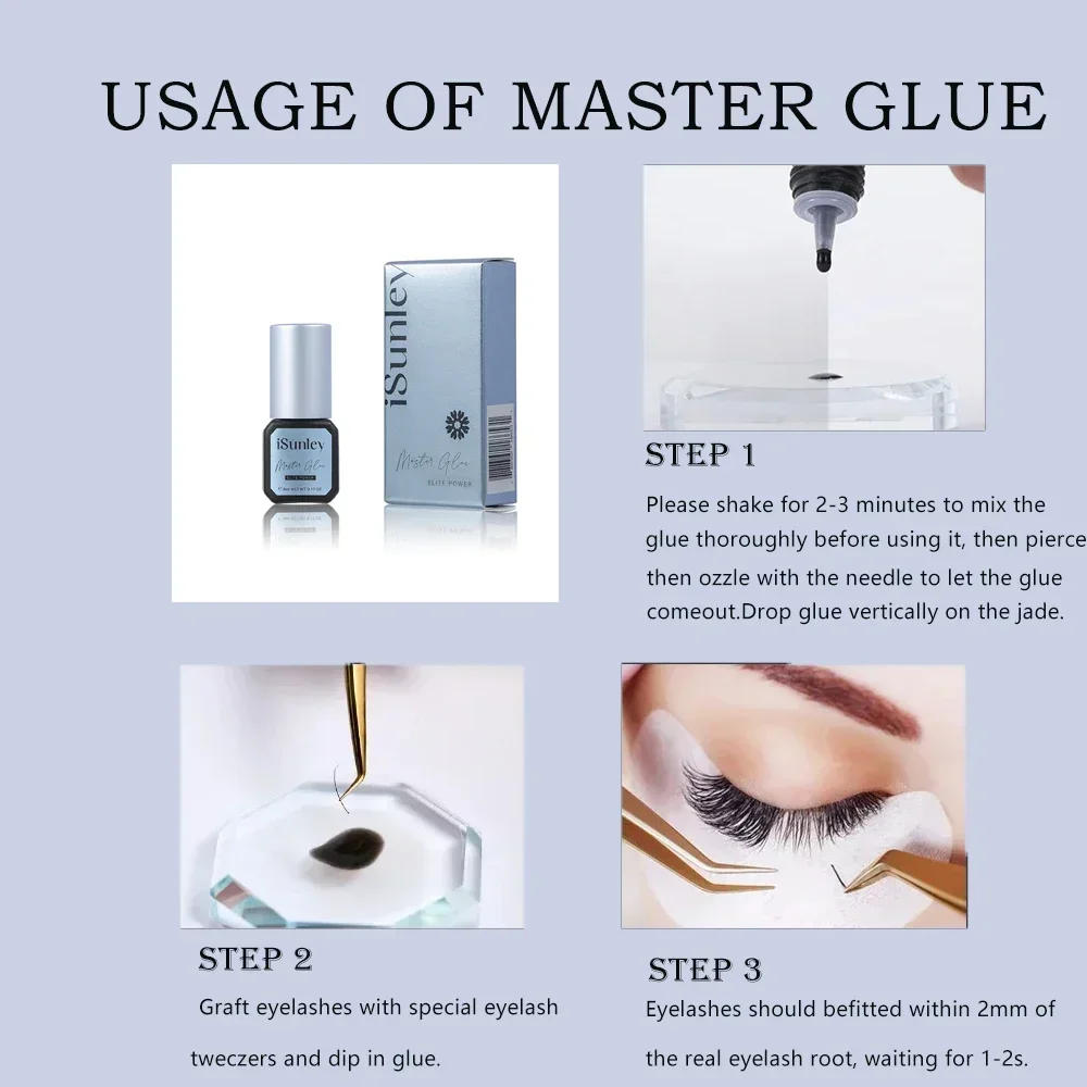 ISunley новый быстросохнущий клей для наращивания ресниц 0 5 s водостойкий
