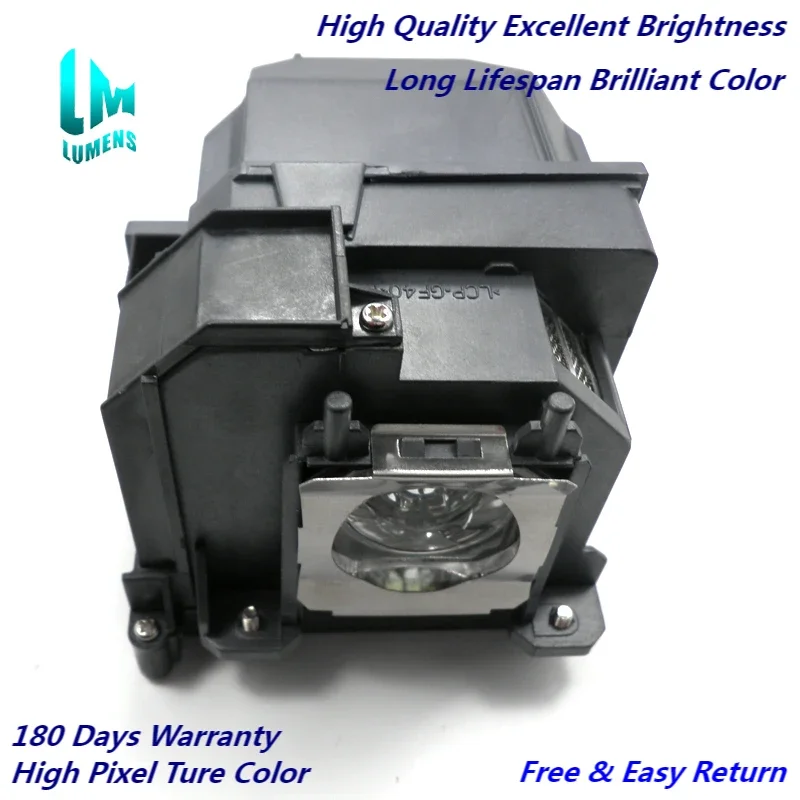 Фото Высокая яркость ELPLP71 для Epson PowerLite 470 475 Вт 480 485 Вт, 475Wi 480i 485Wi EB-470 EB-475W 485Wi (без мертвой связи, питание от светодиода) №1