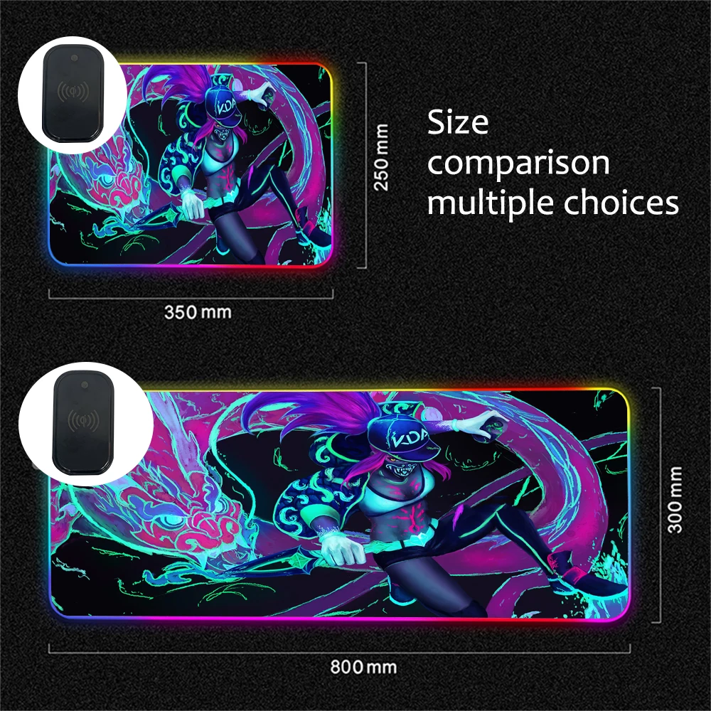 

MRGLZY Mobile Phone Wireless Charging Mouse Pad High Quality Gaming Pad Suitable for Computer Desktop Gaming Keyboard and Mouse