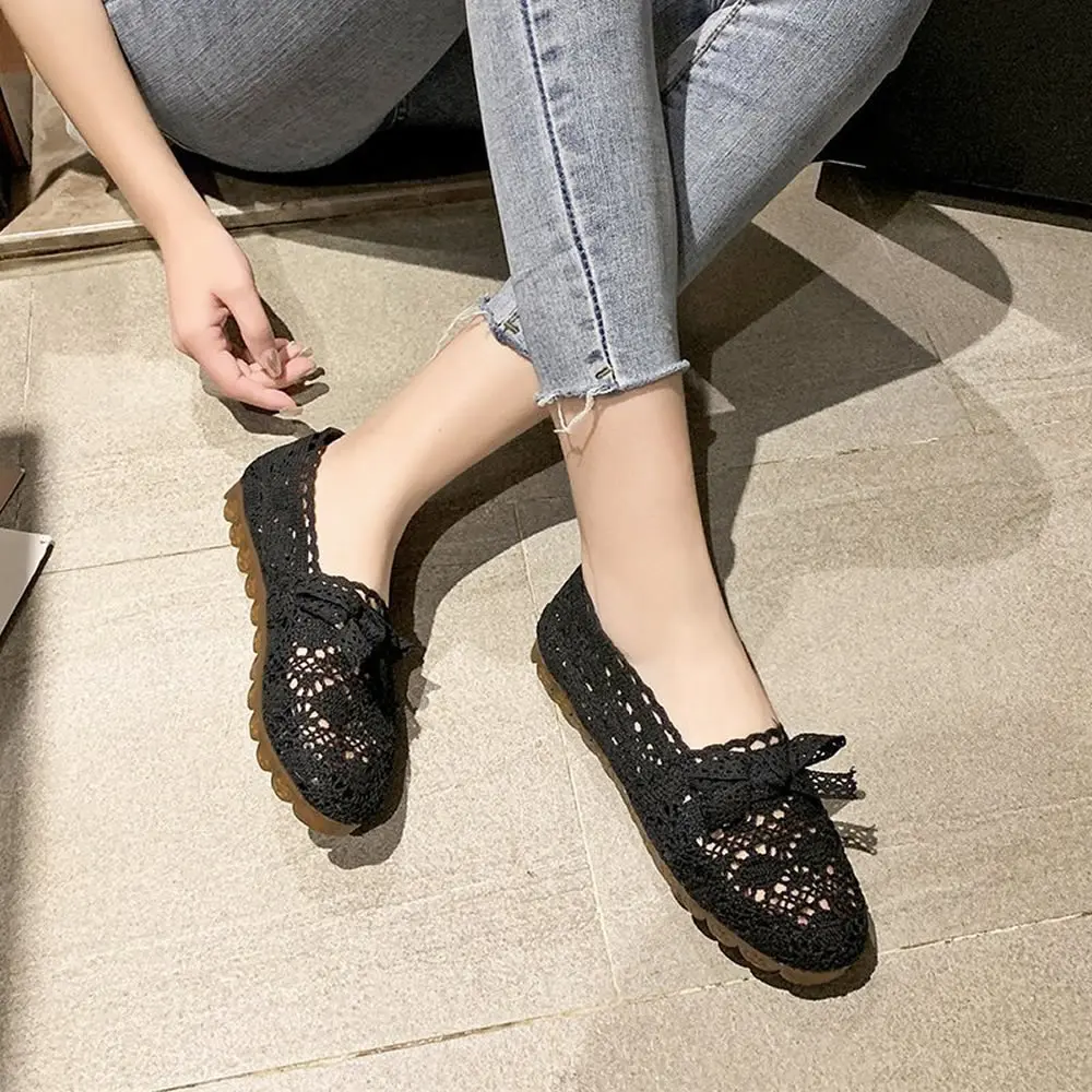 NEW  Women shoes fisherman shoes woman mesh breathable flat soft bottom women peas shoes  womans shoes  flats shoes