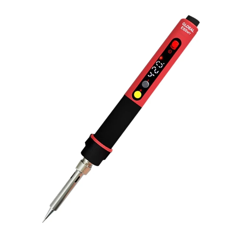 

KX4B E60WT LED Digital Constant Temperature Adjustable Professional Electric Soldering Iron 60W Rework Welding Tools
