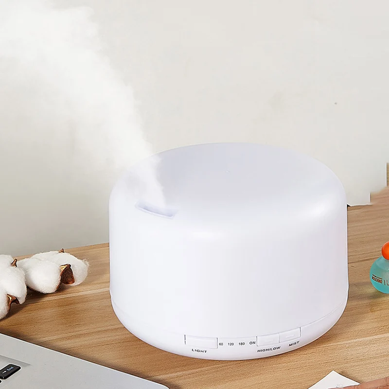 

Увлажнитель воздуха Электрический со светодиодный подсветкой и питанием от USB, 500 мл