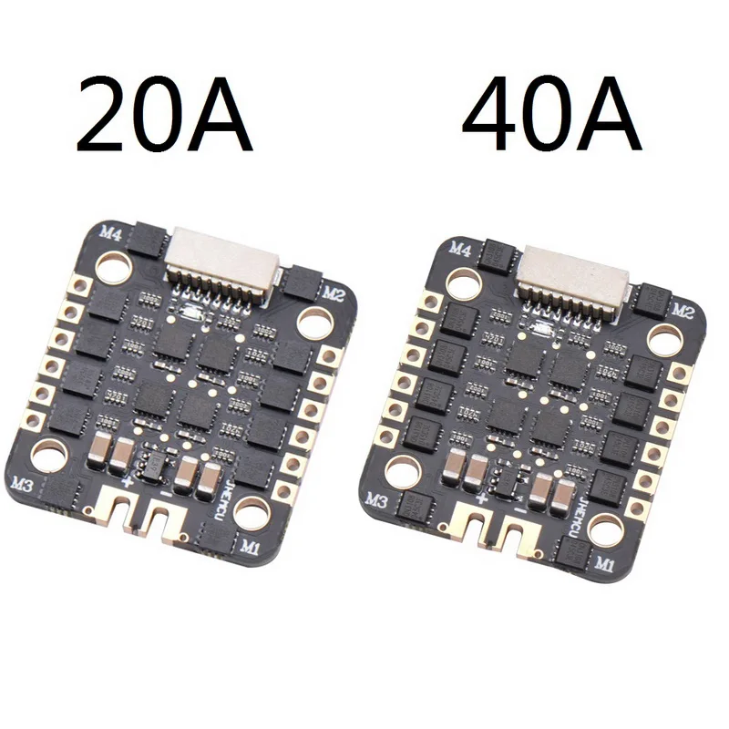 

20X20mm JHEMCU EM20A EM40A BLHELI_S DShot600 2-6S 4in1 Brushless ESC for FPV Racing Freestyle Micro Drones DIY Parts