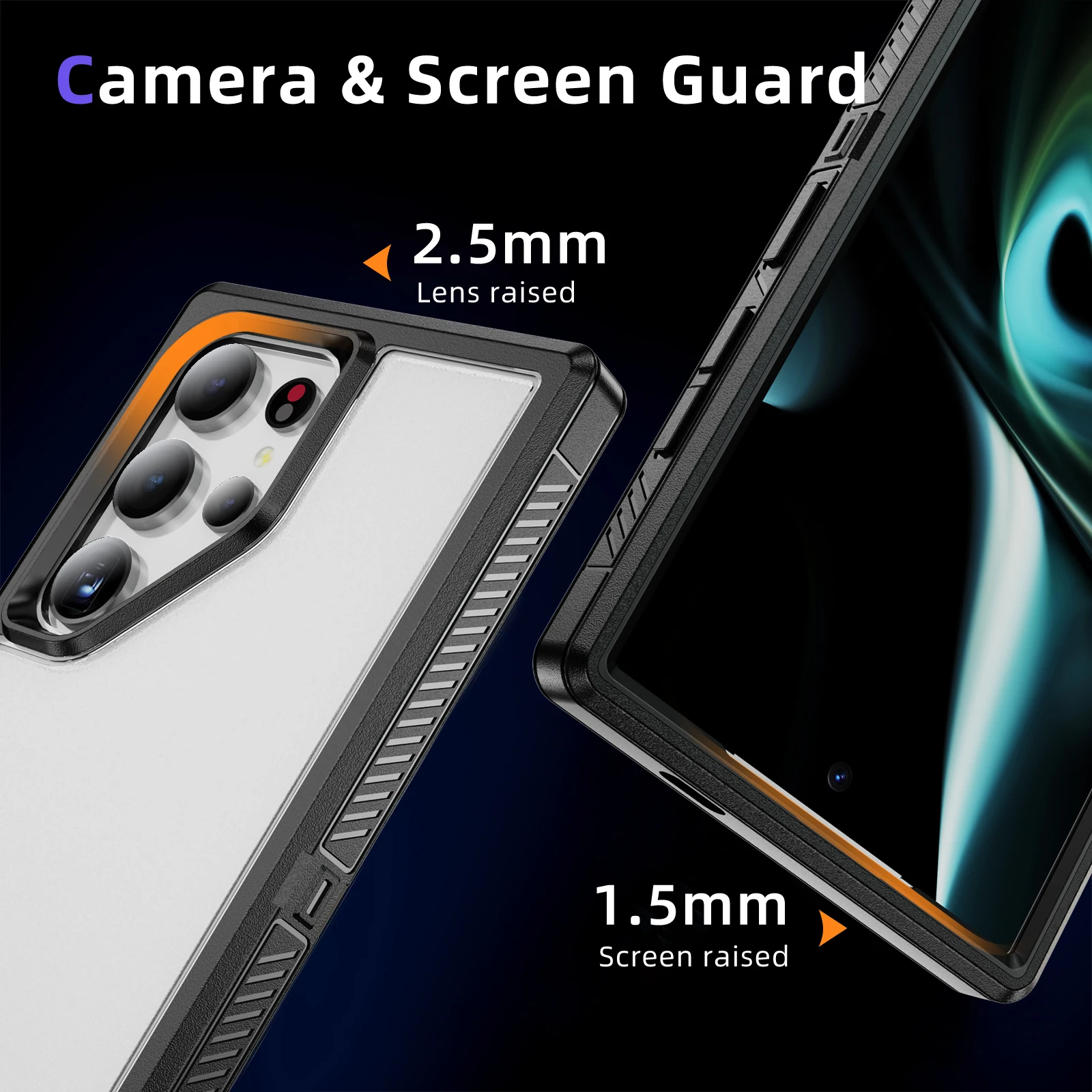 Прочный защитный противоударный чехол для телефона Samsung Galaxy S24 Ultra + S23 FE S22