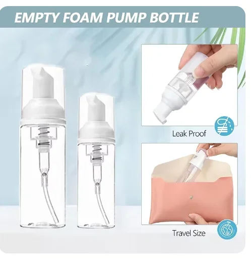 20 шт. 30 мл-100 мл прессованная бутылка для пены макияжа скраб быстрой