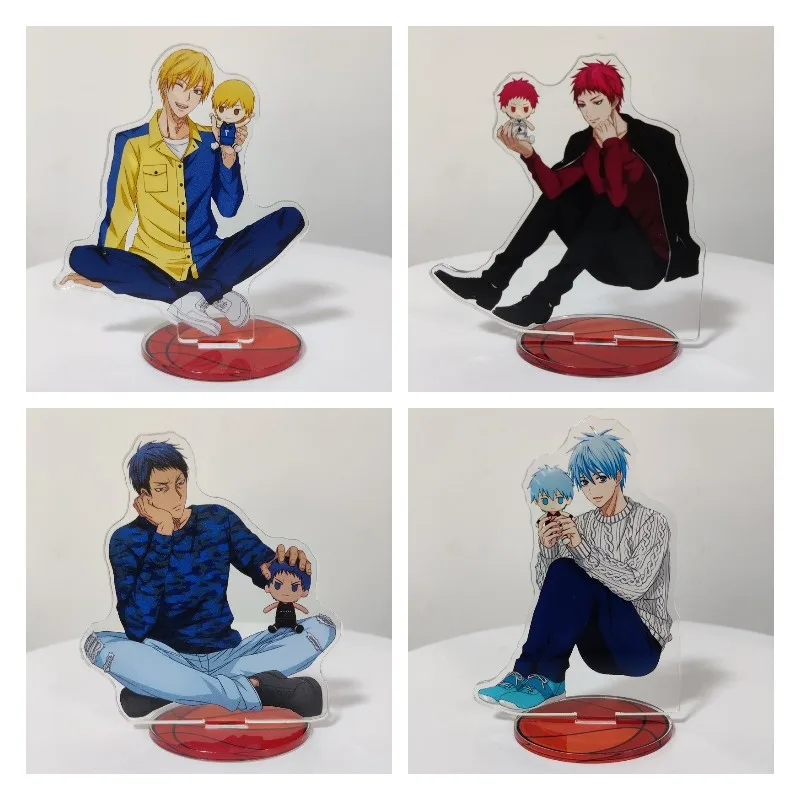 Anime Kuroko Basketball Character New Model Figure Kuroko Tetsuya Kagami Taiga Hyuga Junpei Acrylic Stands Model Desk Decor Gift