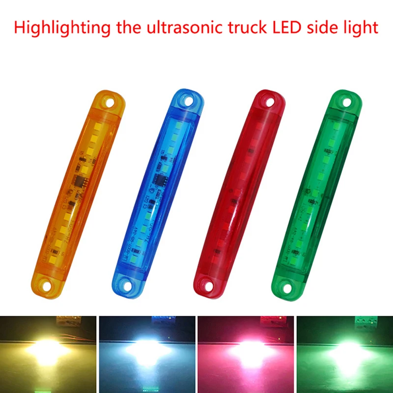 

2pcs/pack High Brightness DC12V 9LED Warning Brake Light Side Marker Indicator Lamp For Car Trailer Car Signal Lights