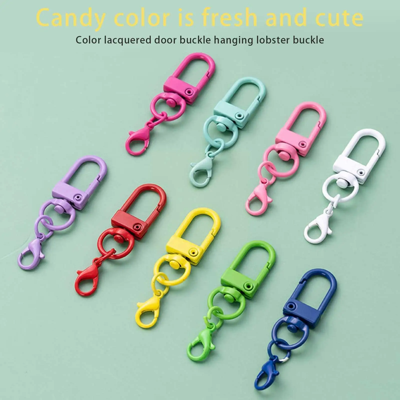 

Застежка-карабин стандартная с застежкой-карабином для изготовления ювелирных изделий своими руками, застежка для собак, аксессуары для бр...