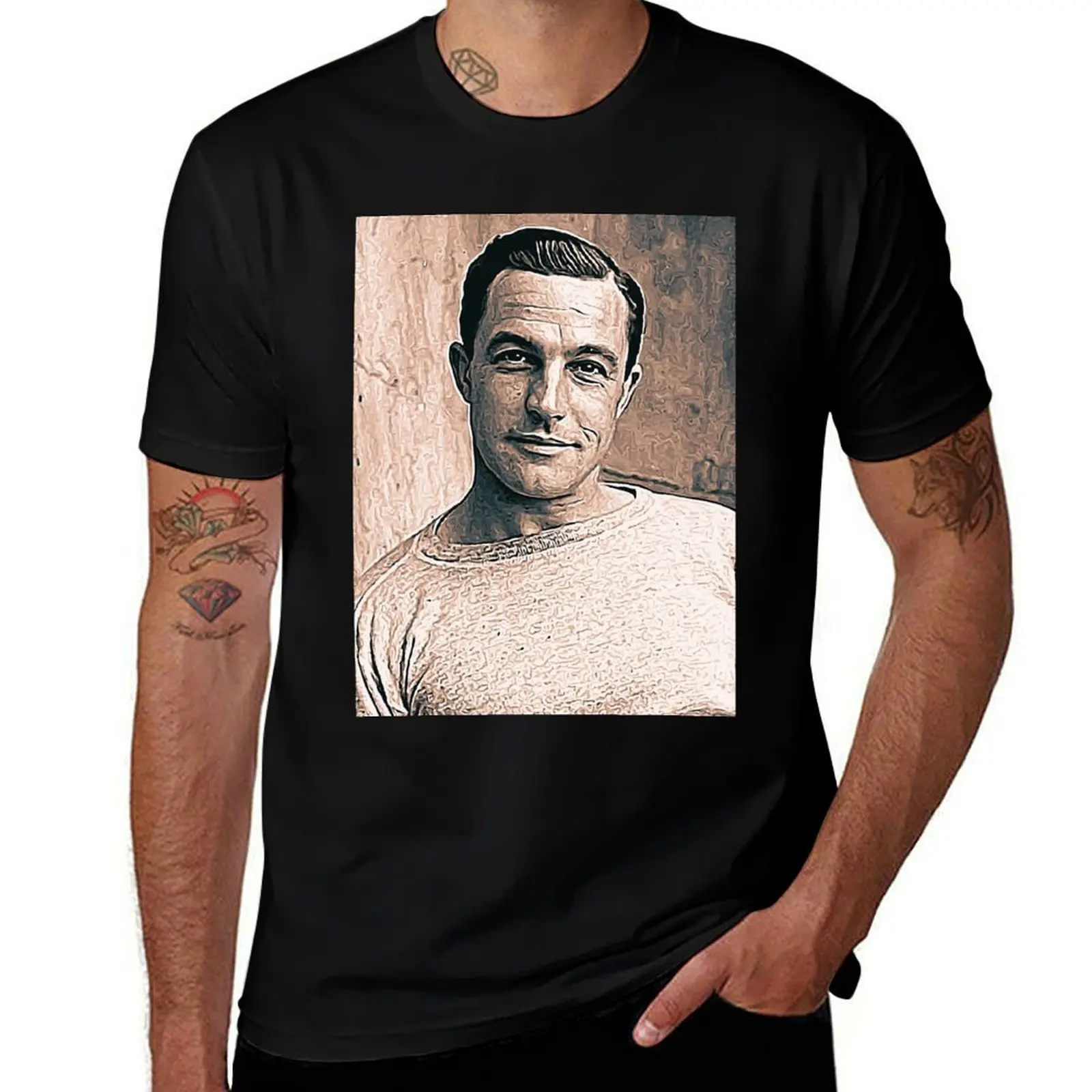 Gene Kelly Art - винтажная живопись футболка D73 эстетическая одежда дешевые вещи топы